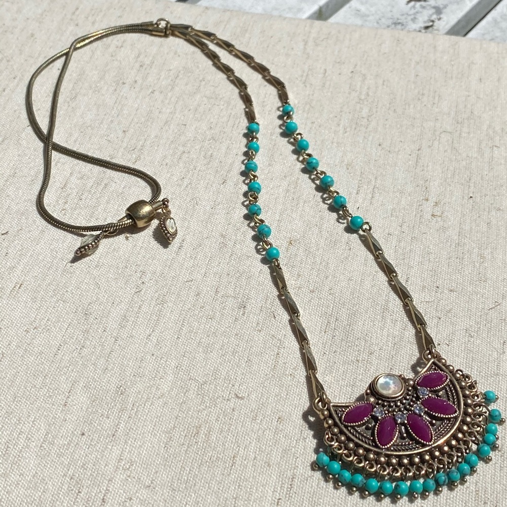 💙NWT C+I Jaipur Convertible Pendant Necklace